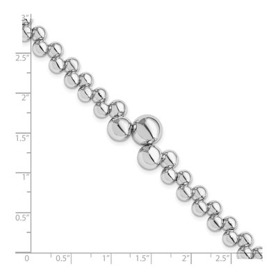 Sterling Silver Beaded Bracelet – view 4