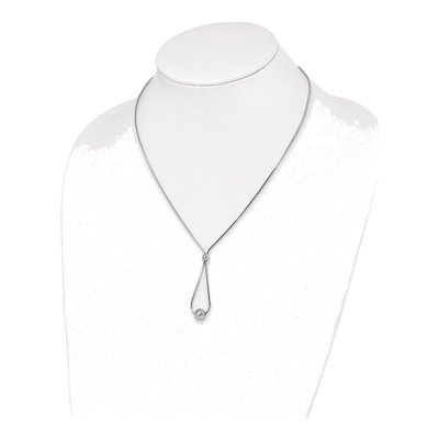Sterling Silver Snake Necklace – view 3