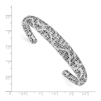 Sterling Silver Bangle Bracelet – view 2