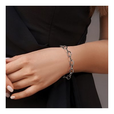 Sterling Silver Fancy Link Bracelet – view 7
