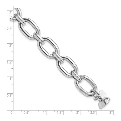 Sterling Silver Fancy Link Bracelet – view 5