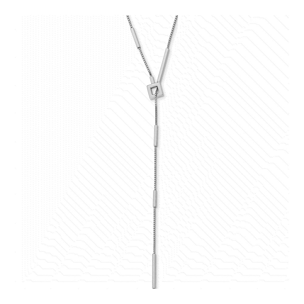 Sterling Silver Bar Necklace
