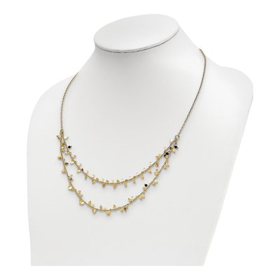 Gold-Plated Sterling Silver Multi-Layer Necklace – view 4