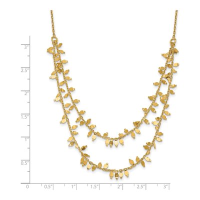 Gold-Plated Sterling Silver Multi-Layer Necklace – view 5