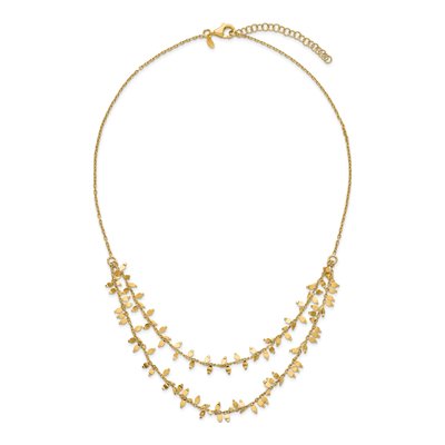 Gold-Plated Sterling Silver Multi-Layer Necklace – view 6
