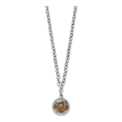 Sterling Silver Roman Coin Pendant Necklace – view 6
