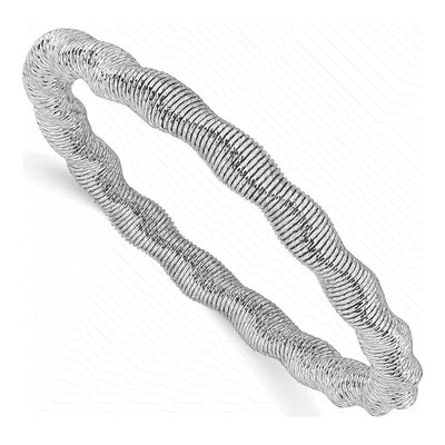 Sterling Silver Stretch Bangle Bracelet