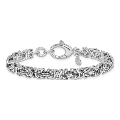 Sterling Silver Byzantine Bracelet – view 3