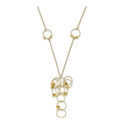 Gold-Plated Sterling Silver Fancy Necklace