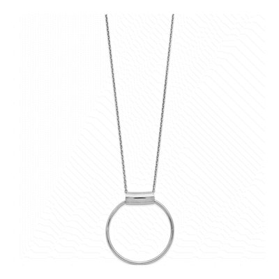 Sterling Silver Rhodium-Plated 18" Necklace – view 3
