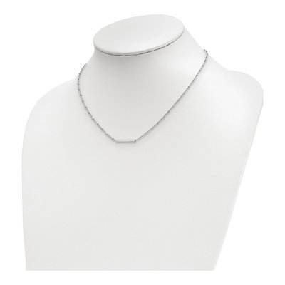 Sterling Silver Ball Necklace – view 4
