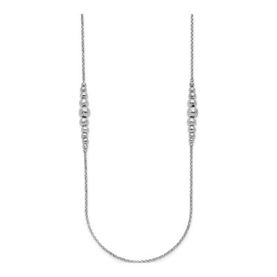 Sterling Silver Hammered Necklace – view 4