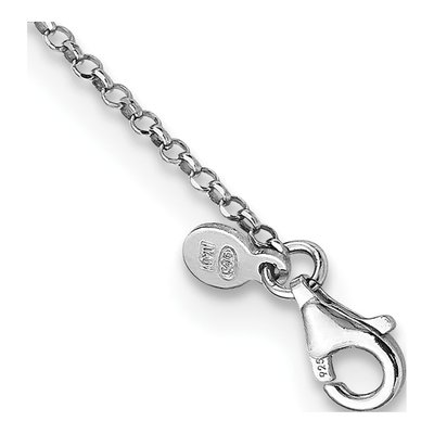 Sterling Silver Hammered Necklace – view 5