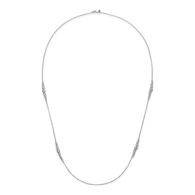 Sterling Silver Hammered Necklace – view 6