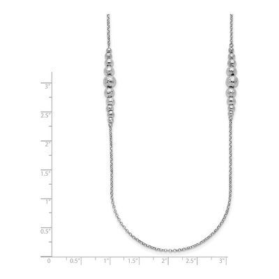 Sterling Silver Hammered Necklace – view 7