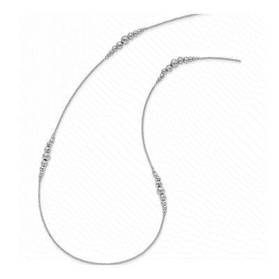 Sterling Silver Hammered Necklace