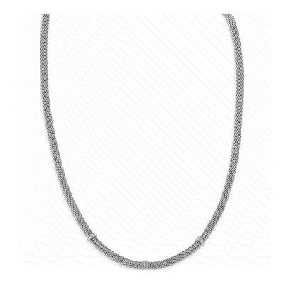 Sterling Silver CZ Necklace – view 4