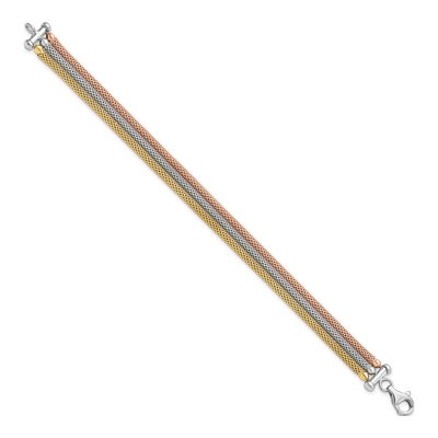 Sterling Silver Multi-Strand Bracelet – view 2