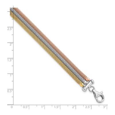 Sterling Silver Multi-Strand Bracelet – view 5