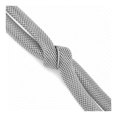 Sterling Silver CZ Knot Bracelet