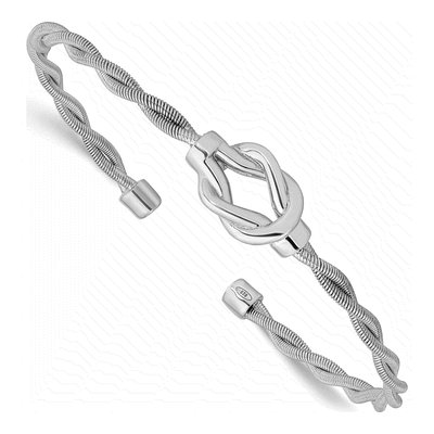 Sterling Silver Twisted Cuff Bracelet