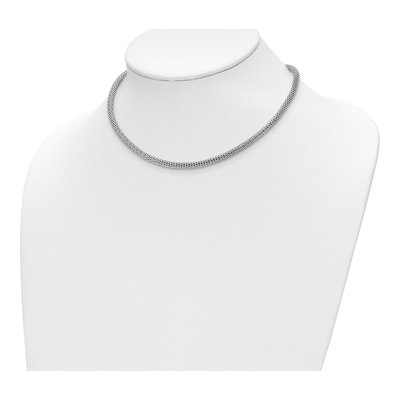 Sterling Silver Choker Necklace – view 3