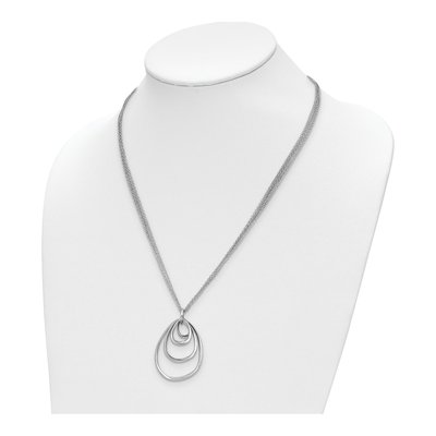 Sterling Silver Multi-Strand Pendant Necklace – view 3