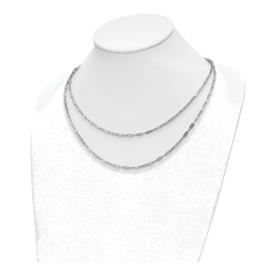 Sterling Silver 2.25mm Hollow Multi-Strand Link Chain – view 3