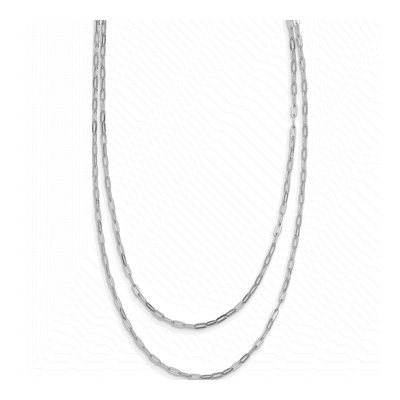 Sterling Silver 2.25mm Hollow Multi-Strand Link Chain – view 4