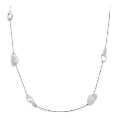 Sterling Silver Radiant Essence Pendant Necklace