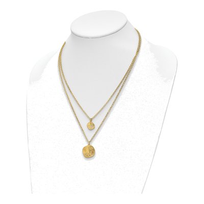 Gold-Plated Sterling Silver CZ 2-Strand Necklace – view 3