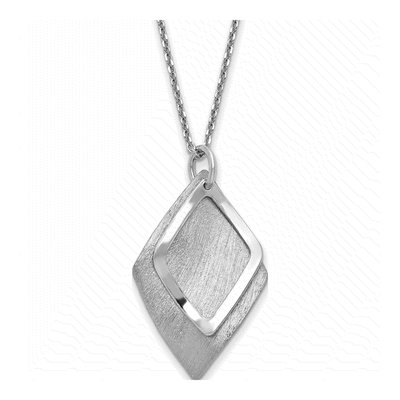 Sterling Silver Radiant Essence Pendant Necklace