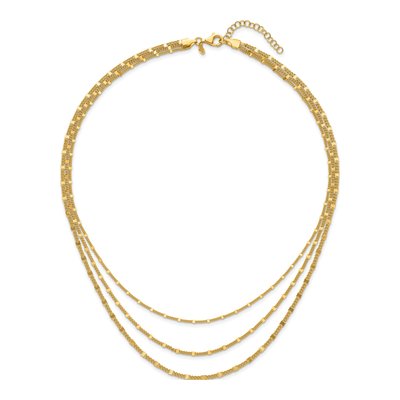 Gold-Plated Sterling Silver 1.85mm Multi-Strand Link Chain – view 6