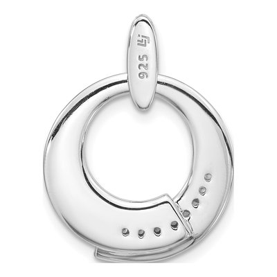 Gold-Plated Sterling Silver CZ Rh-P Pendant – view 3