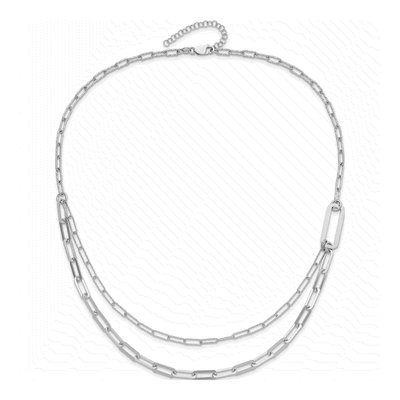 Sterling Silver Multi-Layer Necklace – view 5