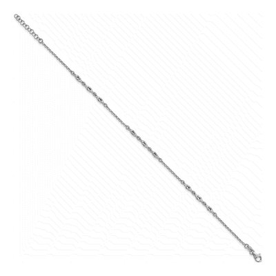 Sterling Silver 3.11mm Rolo Chain Anklet – view 3