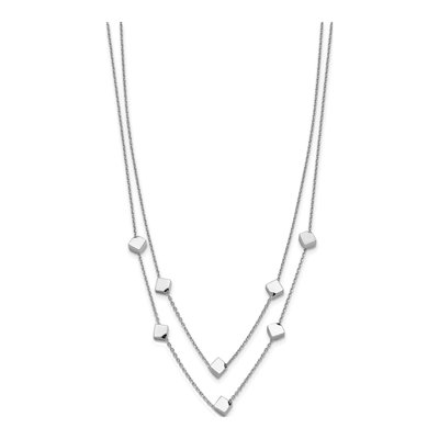 Sterling Silver Multi-Strand Beaded Necklace – view 3