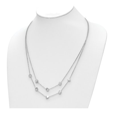Sterling Silver Multi-Strand Beaded Necklace – view 4
