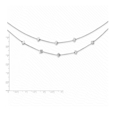Sterling Silver Multi-Strand Beaded Necklace – view 5