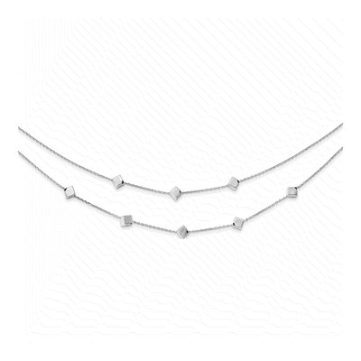 Sterling Silver Multi-Strand Beaded Necklace