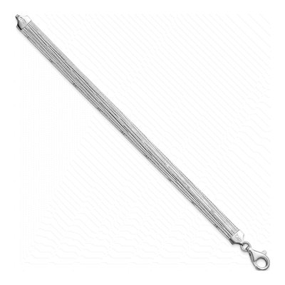 Sterling Silver 8mm Reversible Bracelet – view 2