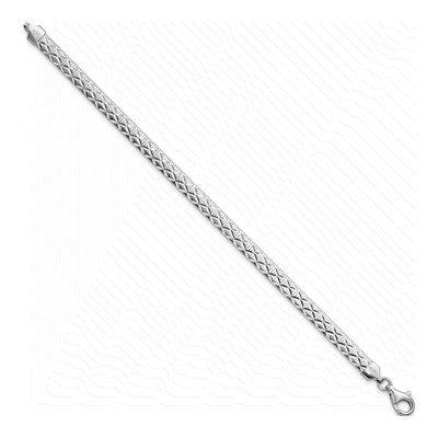 Sterling Silver Reversible Bracelet – view 3