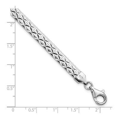 Sterling Silver Reversible Bracelet – view 5
