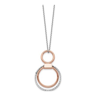 Sterling Silver Gold-Tone Plated Necklace | Leslie's – view 3