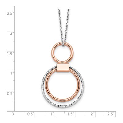 Sterling Silver Gold-Tone Plated Necklace | Leslie's – view 4