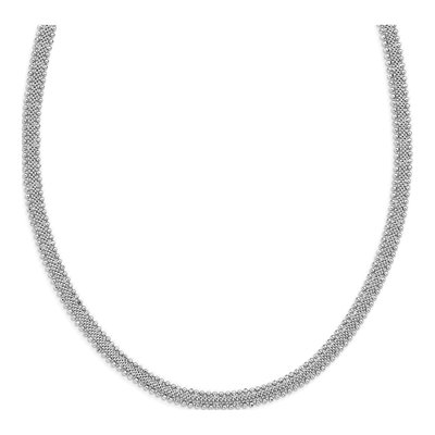 Sterling Silver Beaded Necklace – view 3