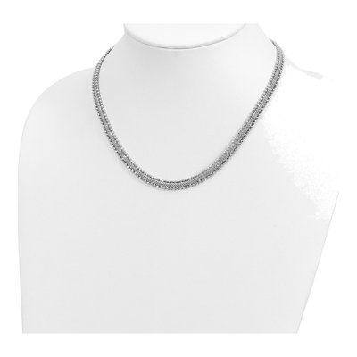 Sterling Silver Beaded Necklace – view 4