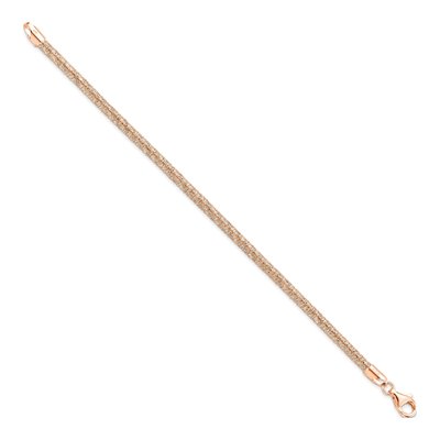 Rose Gold-Plated Sterling Silver Bracelet – view 2