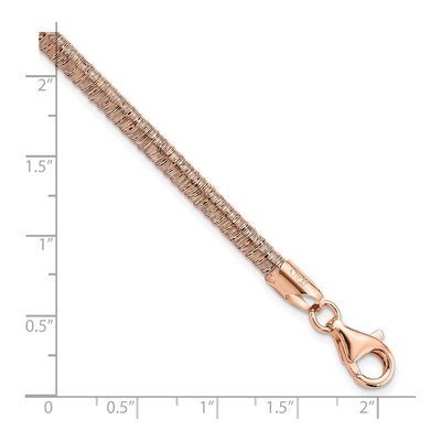 Rose Gold-Plated Sterling Silver Bracelet – view 3