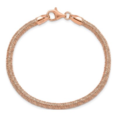 Rose Gold-Plated Sterling Silver Bracelet – view 4
